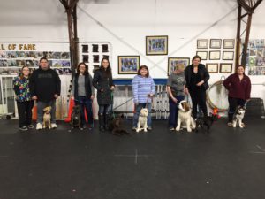 Puppy Class Graduation March 2018