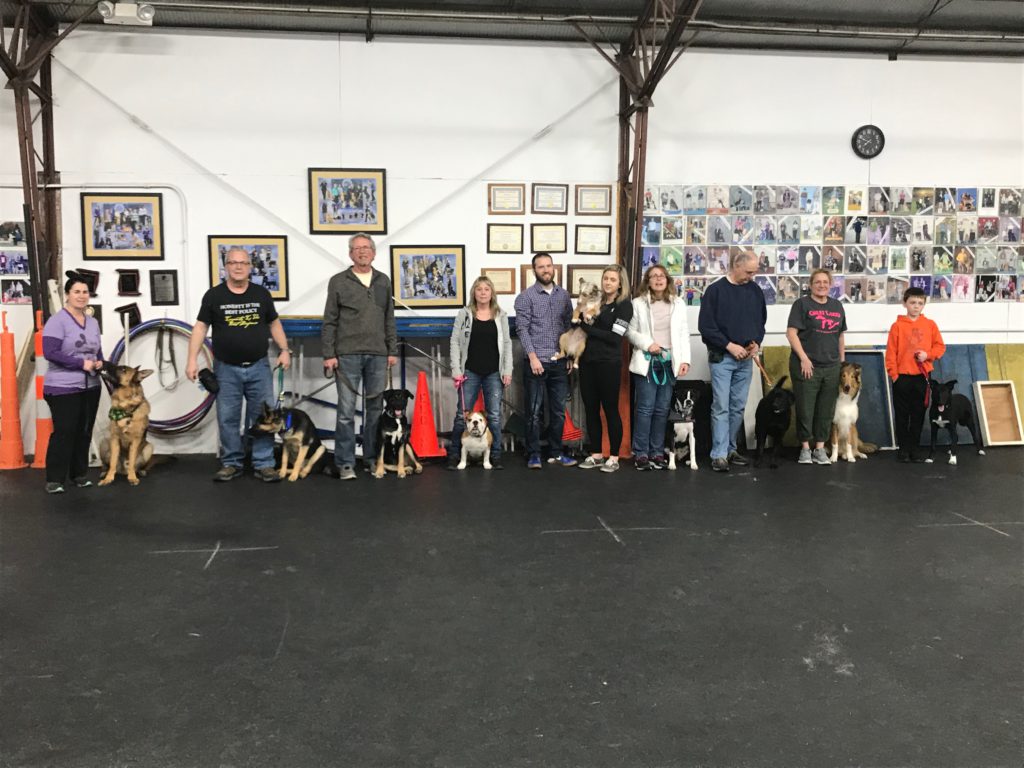 Advanced Puppy Class Graduates 03/20/2019