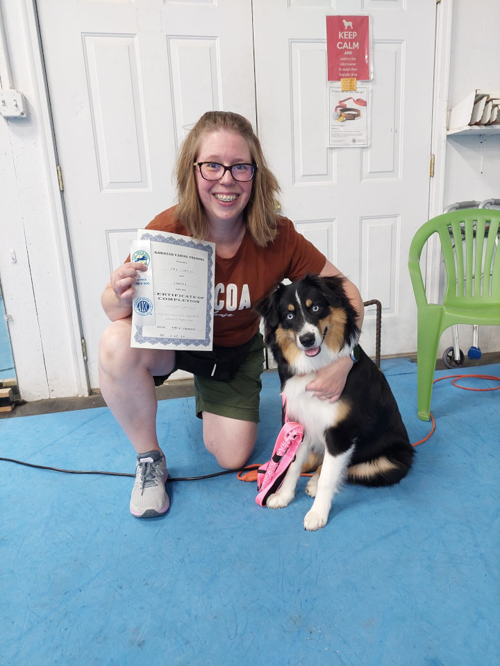 Advanced Puppy & Trick Dog Graduates