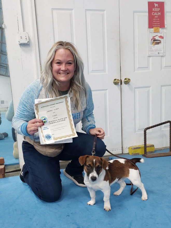 Advanced Puppy and Novice Trick Dog grads